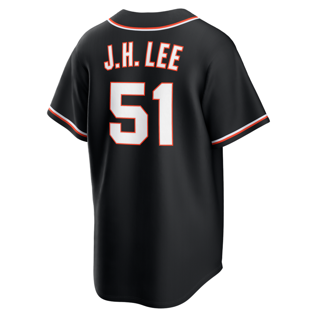 Jung Hoo Lee San Francisco Giants Nike Fashion Replica Black Out Jersey | MLB Fan Gear