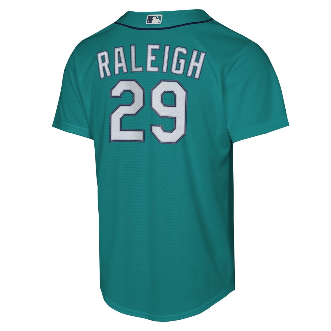Cal Raleigh Seattle Mariners Nike Youth Alternate Replica Jersey - Teal | MLB Fan Gear