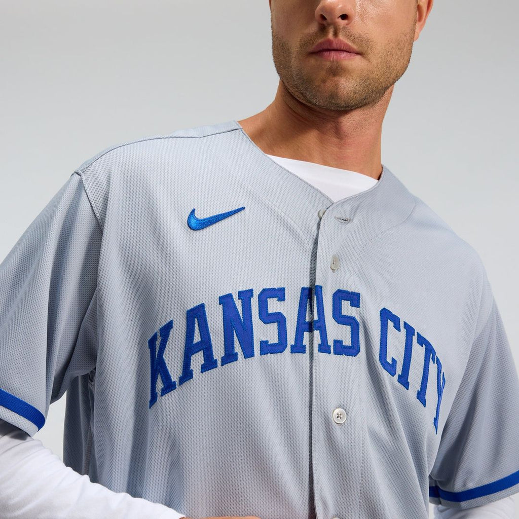 Kansas City Royals Nike 2022 Road Authentic Jersey - Gray | MLB Fan Gear
