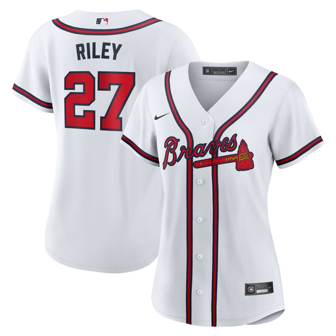 Austin Riley Atlanta Braves Nike Women's Home Replica Jersey - White | MLB Fan Gear