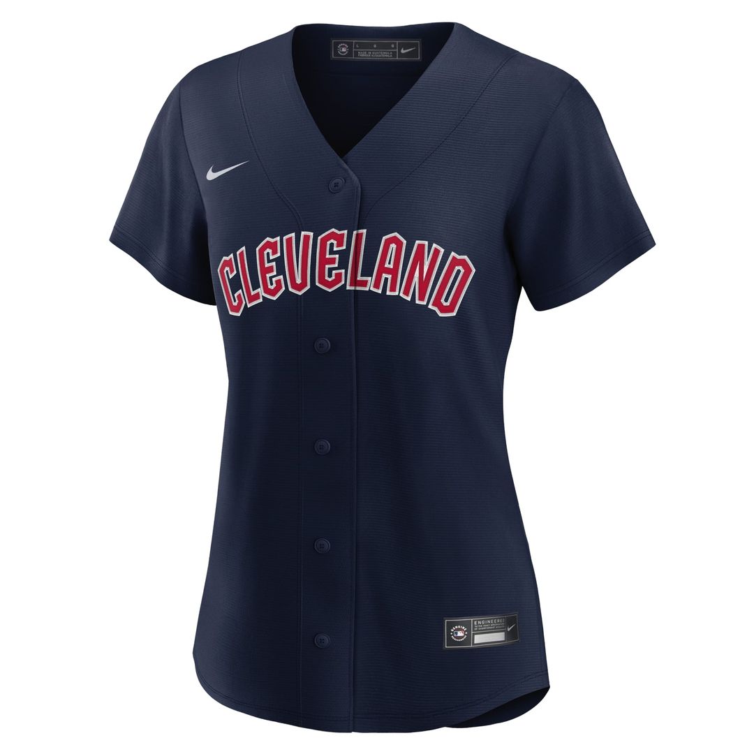 Cleveland Guardians Nike Women's Alternate Official Replica Jersey - Navy | MLB Fan Gear