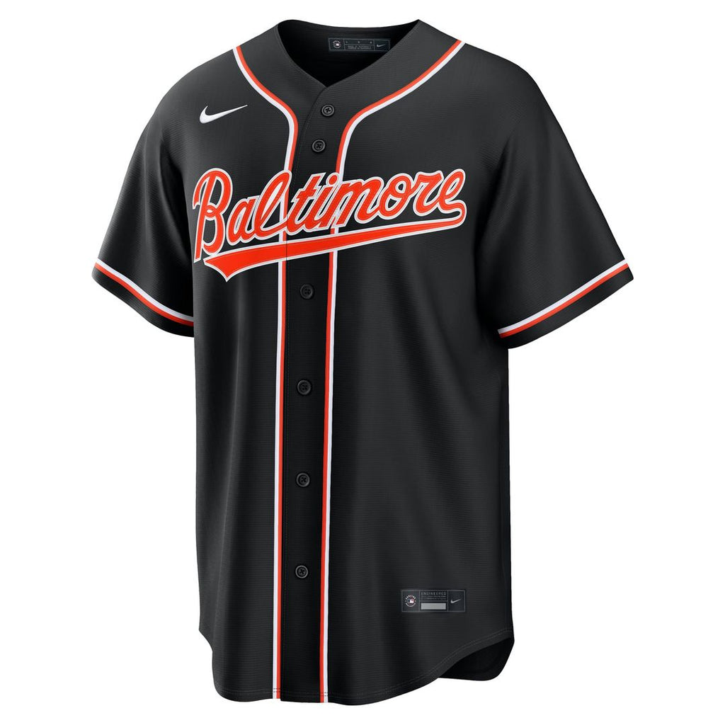 Baltimore Orioles Nike Fashion Replica Black Out Jersey | MLB Fan Gear