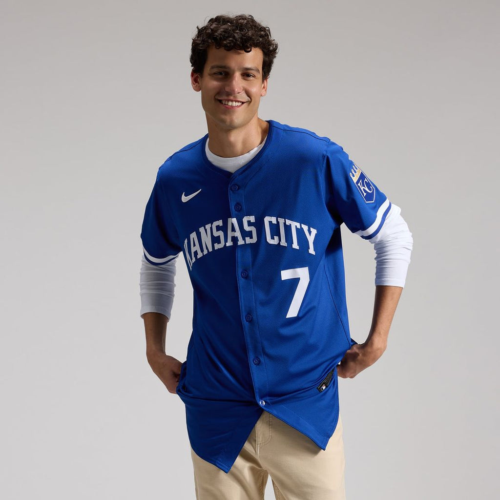 Bobby Witt Jr. Kansas City Royals Nike Alternate 2 Elite Player Jersey - Royal | MLB Fan Gear