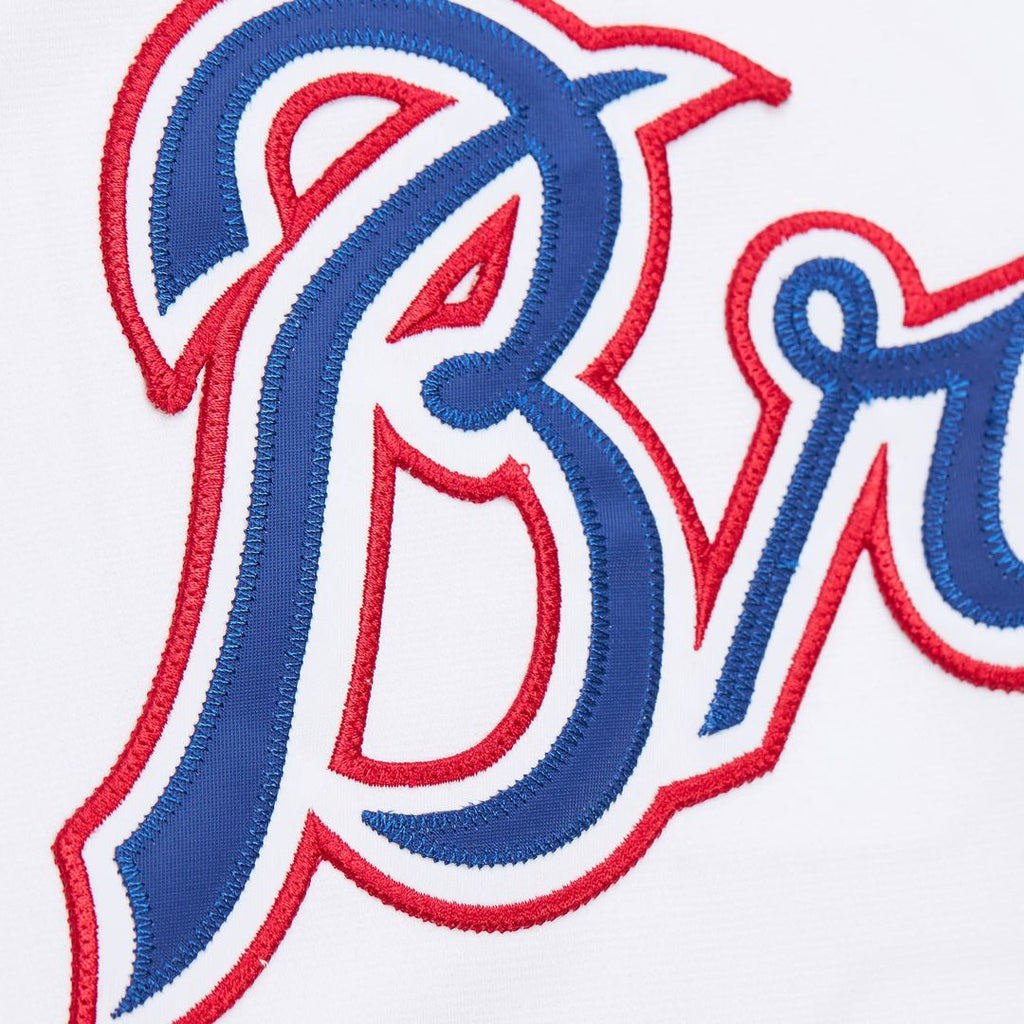 John Smoltz Atlanta Braves Mitchell & Ness 2004 Cooperstown Collection Authentic Throwback Jersey - White | MLB Fan Gear