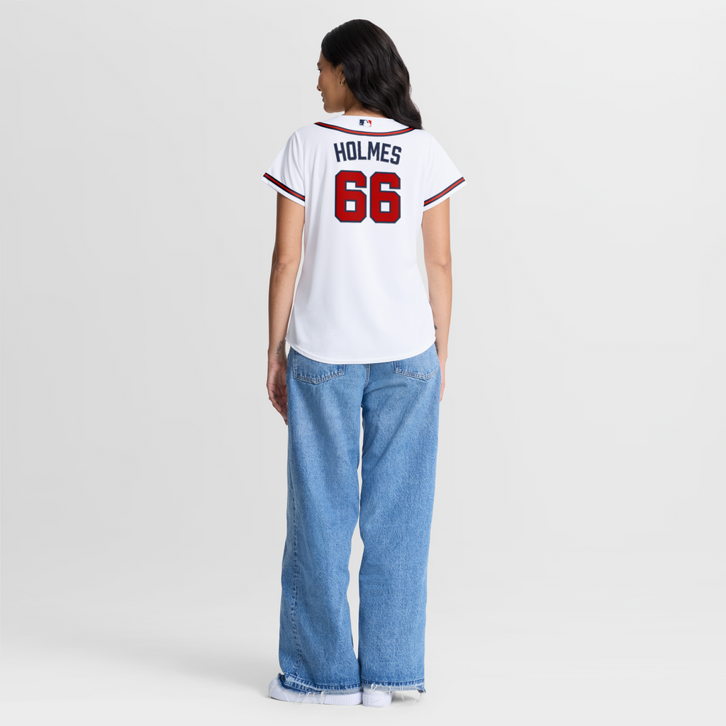 Grant Holmes Atlanta Braves Nike Women's Home Replica Jersey - White | MLB Fan Gear