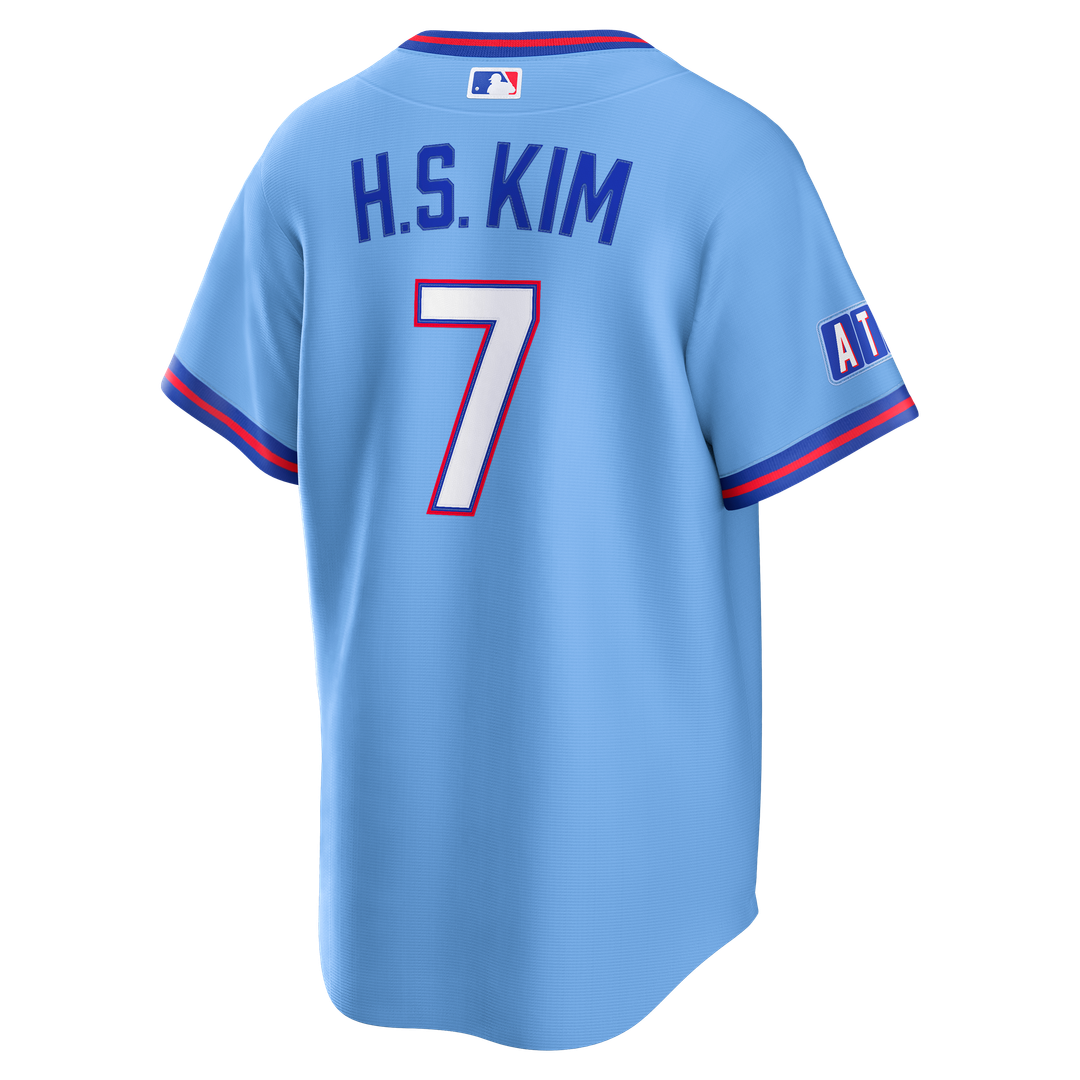 Ha-Seong Kim Atlanta Braves Nike 2026 City Connect Stadium Jersey - Powder Blue | MLB Fan Gear