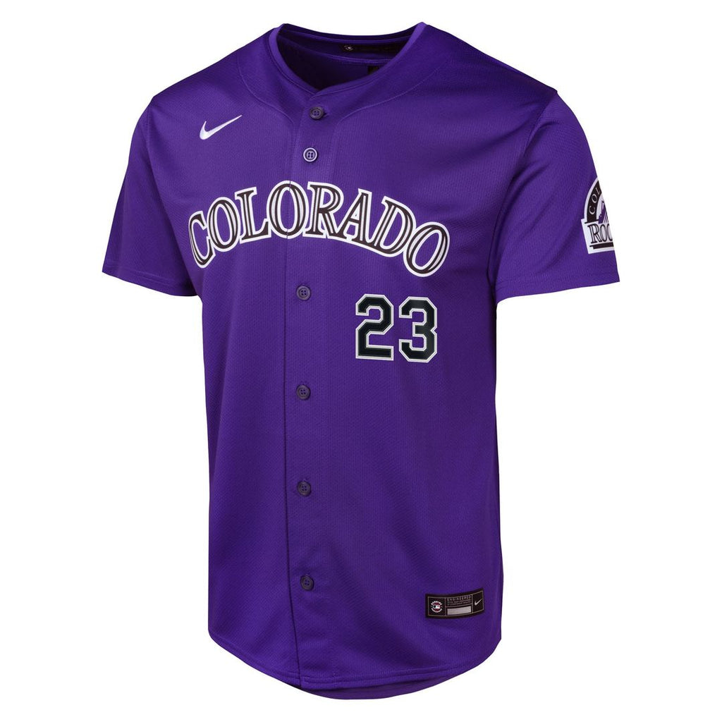 Kris Bryant Colorado Rockies Nike Youth Alternate Limited Player Jersey - Purple | MLB Fan Gear