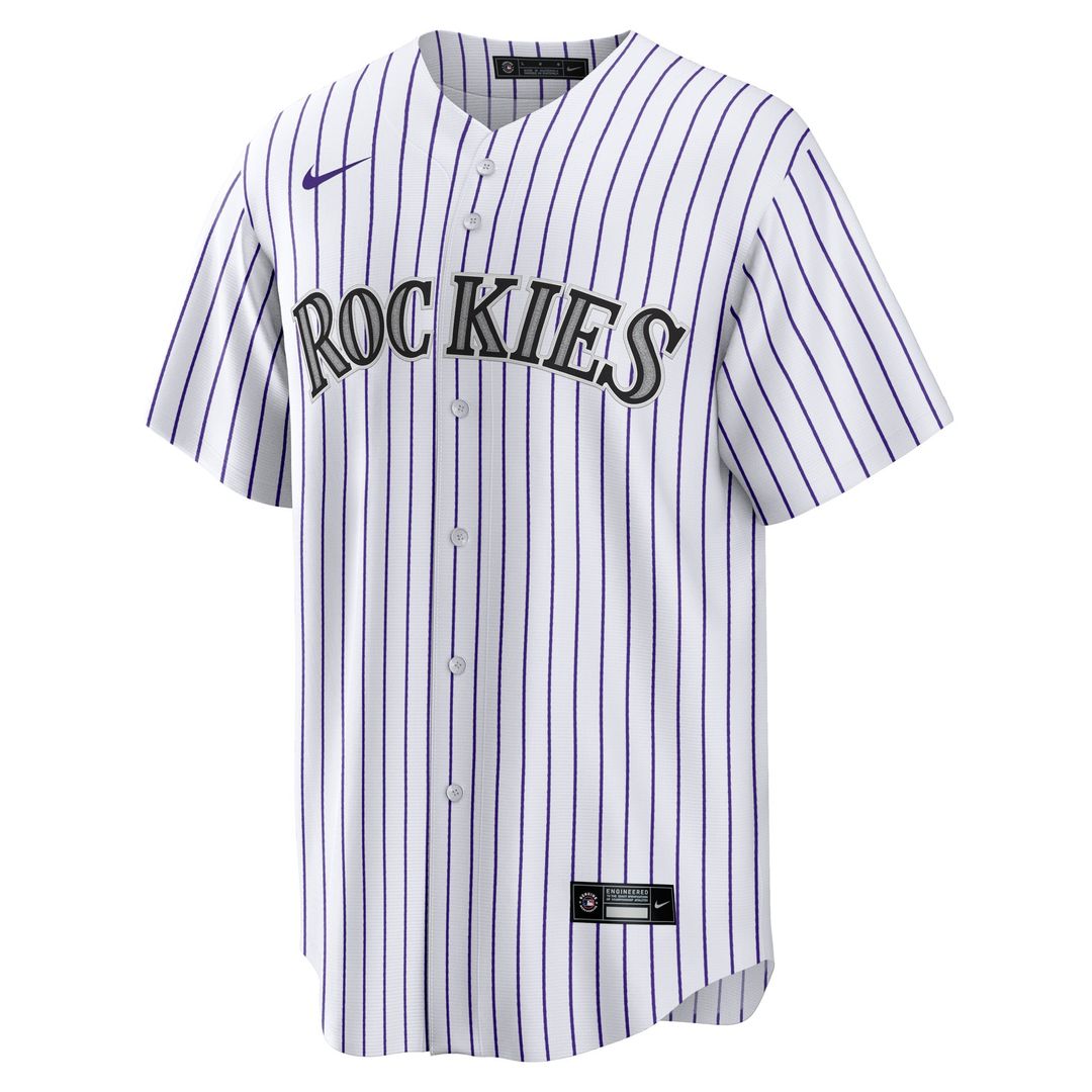 Jordan Beck Colorado Rockies Nike Home Replica Jersey - White | MLB Fan Gear