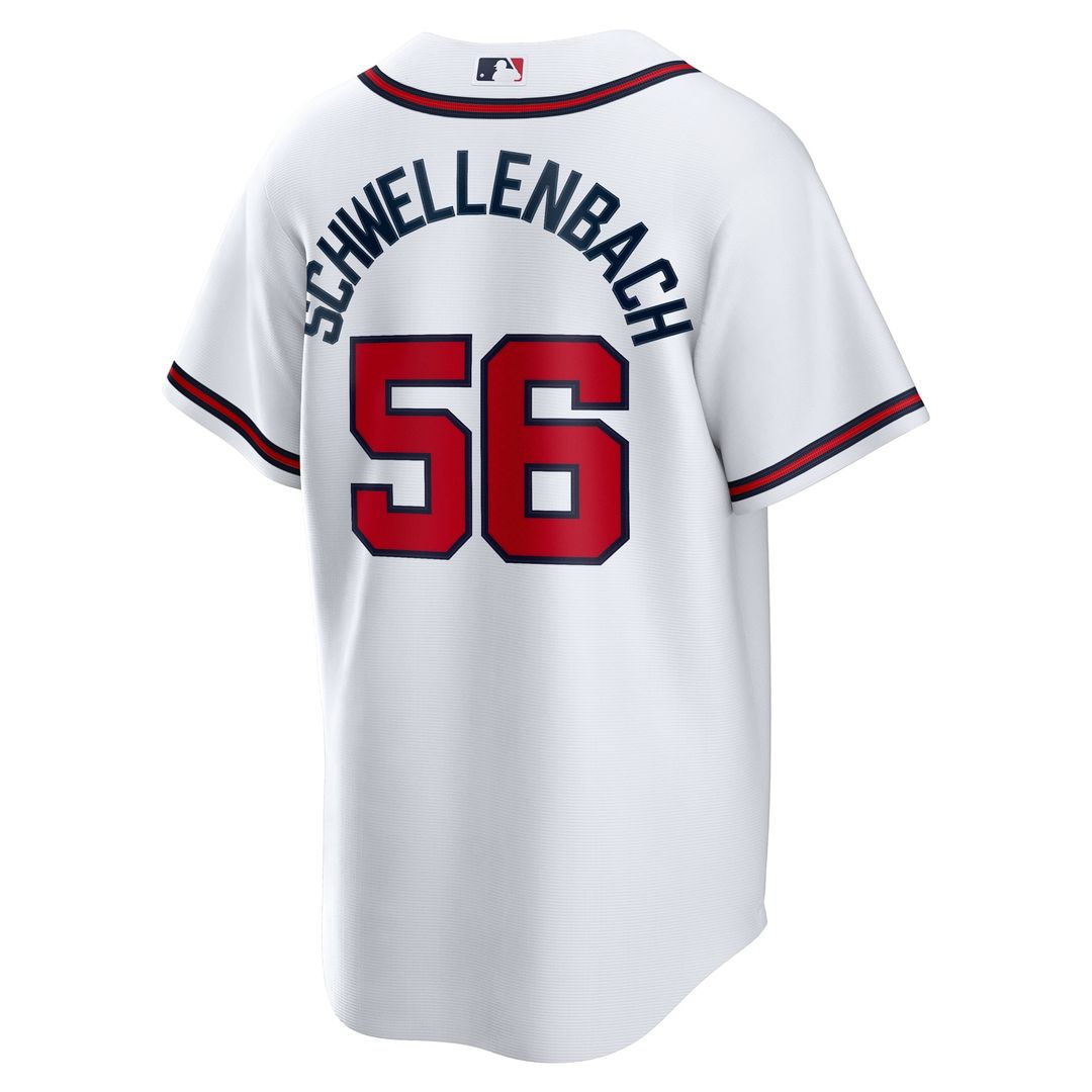 Spencer Schwellenbach Atlanta Braves Nike Home Replica Jersey - White | MLB Fan Gear