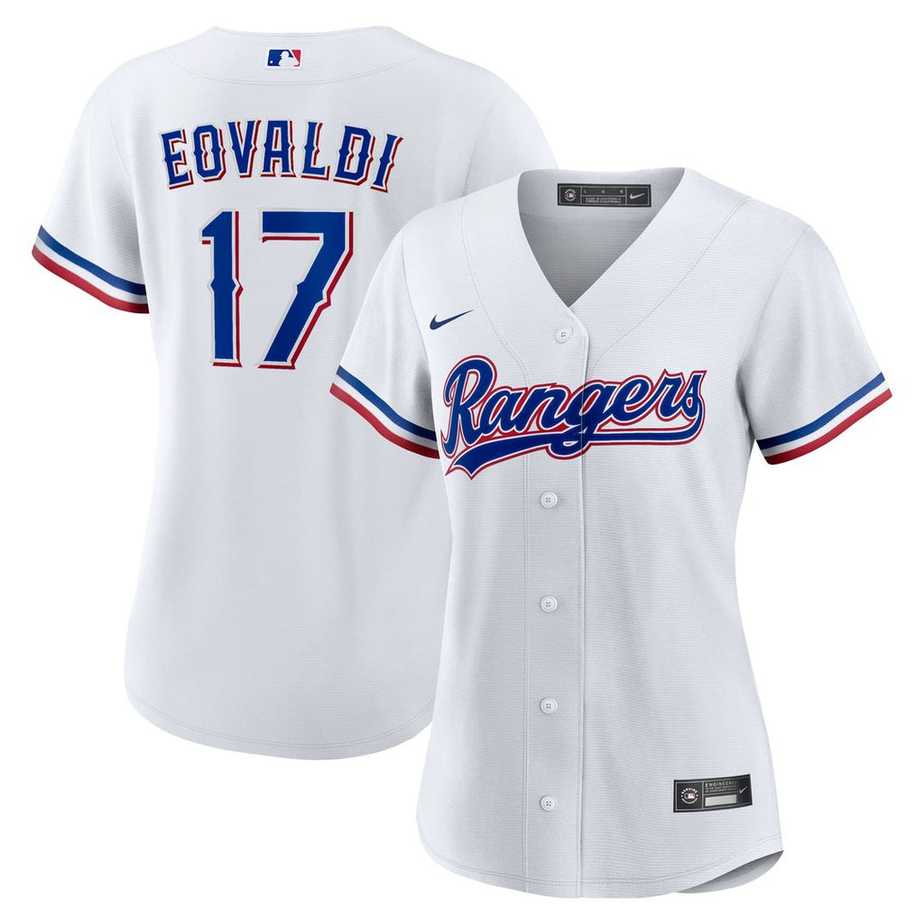 Nathan Eovaldi Texas Rangers Nike Women's Home Replica Jersey - White | MLB Fan Gear