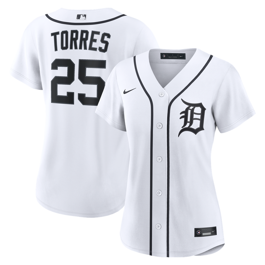 Gleyber Torres Detroit Tigers Nike Women's Home Replica Jersey - White | MLB Fan Gear