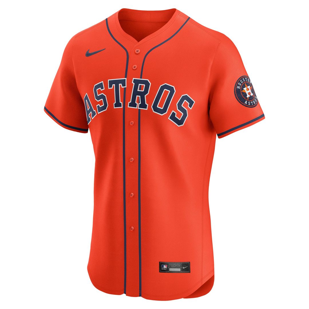 Houston Astros Nike Alternate Elite Jersey - Orange | MLB Fan Gear