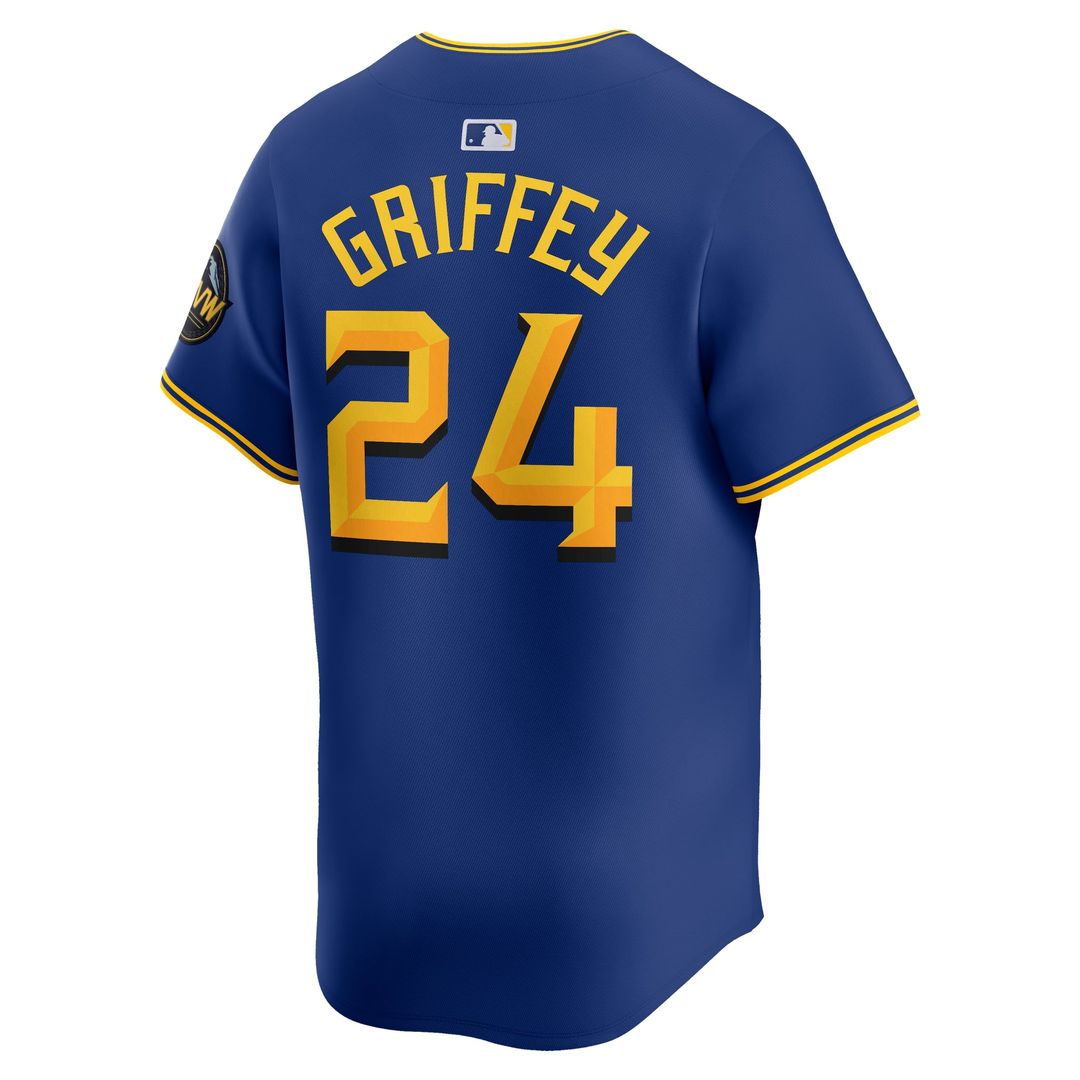 Ken Griffey Jr. Seattle Mariners Nike City Connect Retired Limited Player Jersey - Royal | MLB Fan Gear
