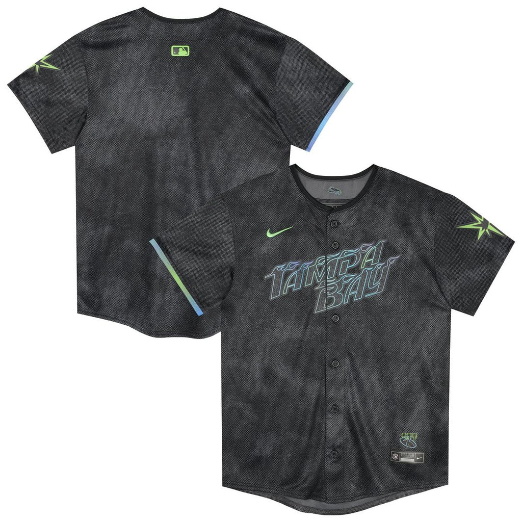Tampa Bay Rays Nike Preschool City Connect Jersey - Black | MLB Fan Gear