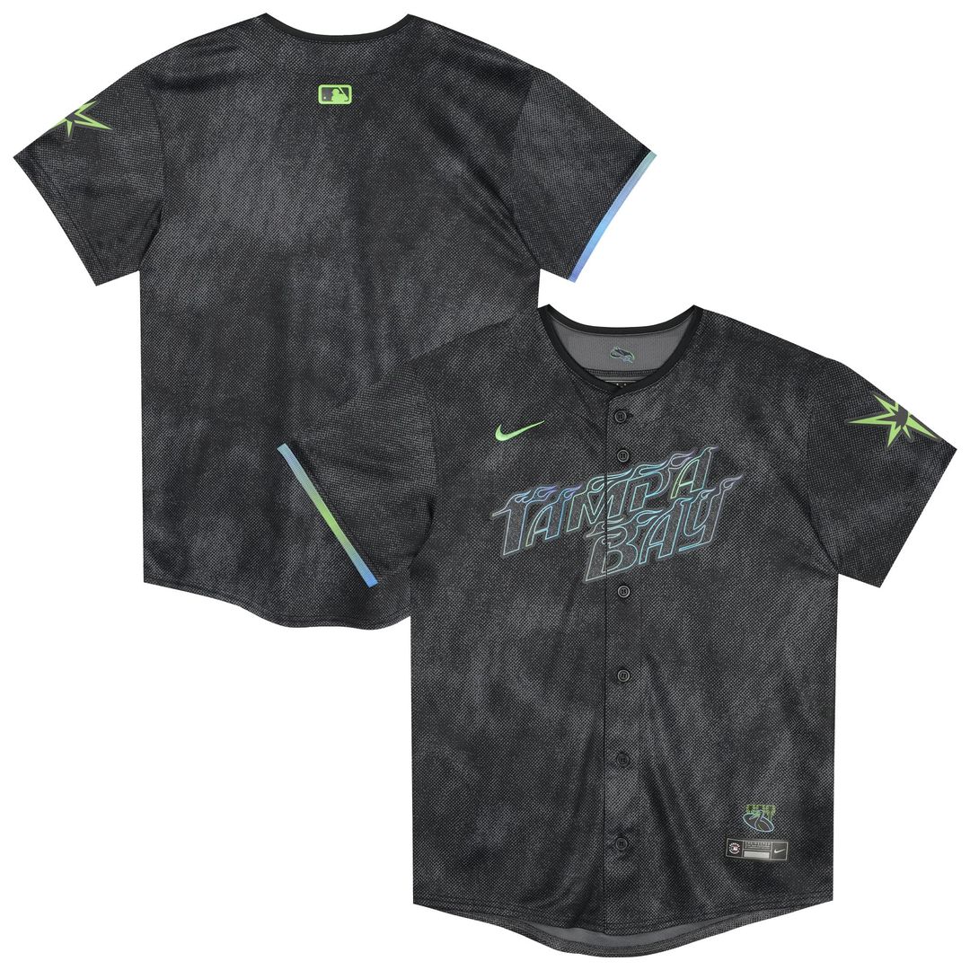 Tampa Bay Rays Nike Preschool City Connect Jersey - Black | MLB Fan Gear