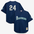 Seattle Mariners Mitchell & Ness Big & Tall Cooperstown Collection Mesh Batting Practice Jersey - Navy | MLB Fan Gear