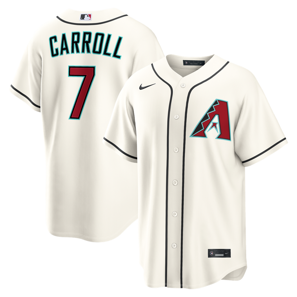 Corbin Carroll Arizona Diamondbacks Nike Home Replica Jersey - Cream | MLB Fan Gear