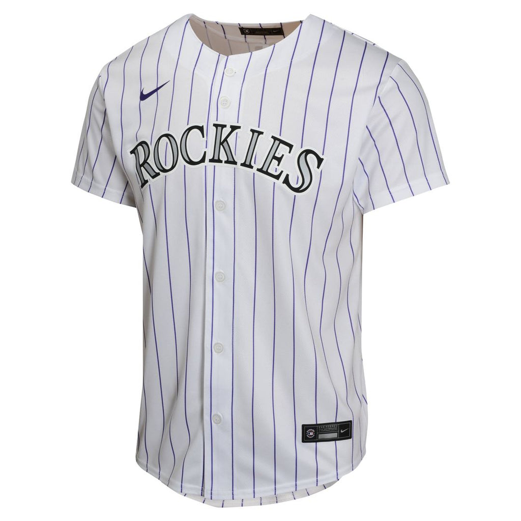Charlie Blackmon Colorado Rockies Nike Youth Home Game Player Jersey - White | MLB Fan Gear