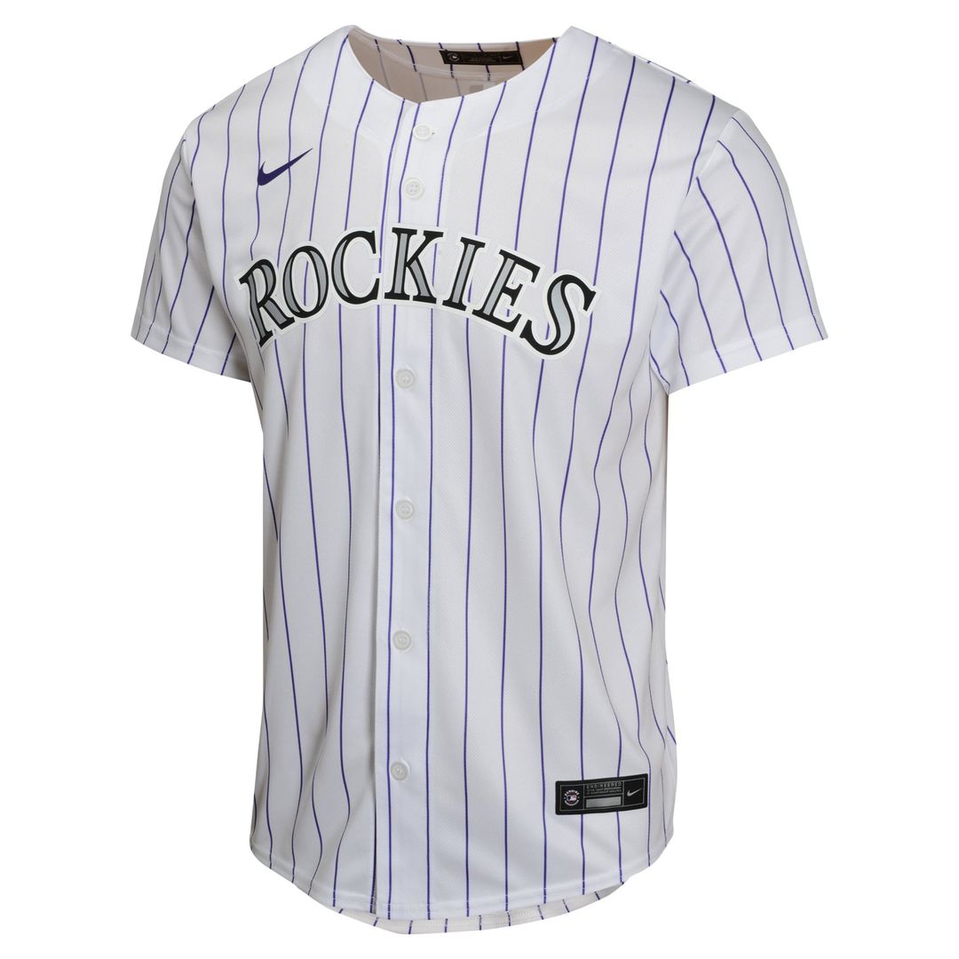 Charlie Blackmon Colorado Rockies Nike Youth Home Game Player Jersey - White | MLB Fan Gear