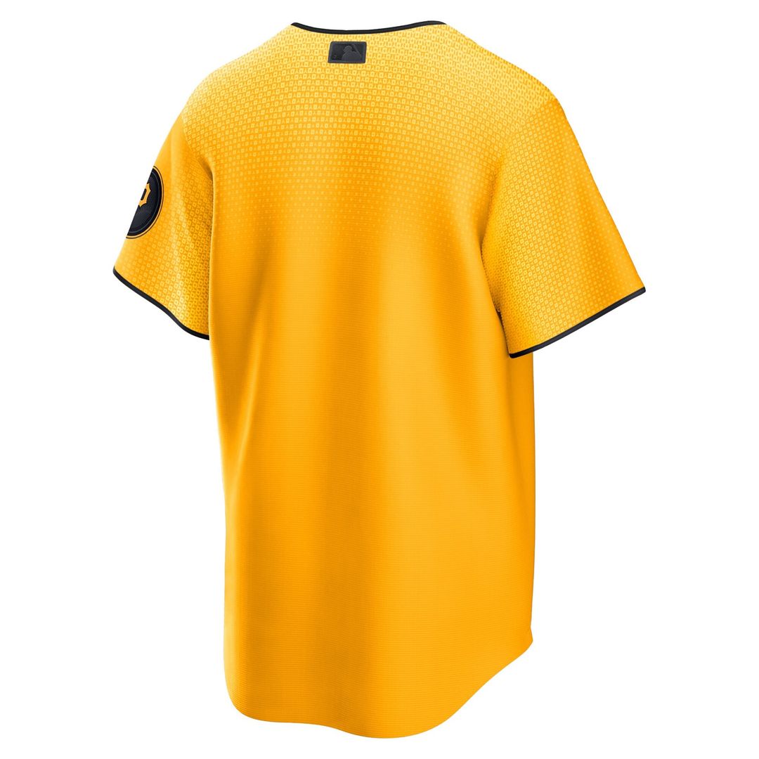 Pittsburgh Pirates Nike City Connect Replica Jersey - Gold | MLB Fan Gear
