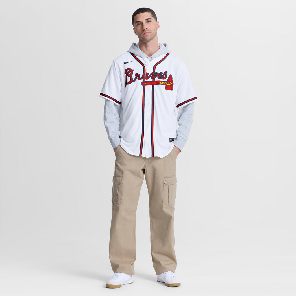 Spencer Schwellenbach Atlanta Braves Nike Home Replica Jersey - White | MLB Fan Gear