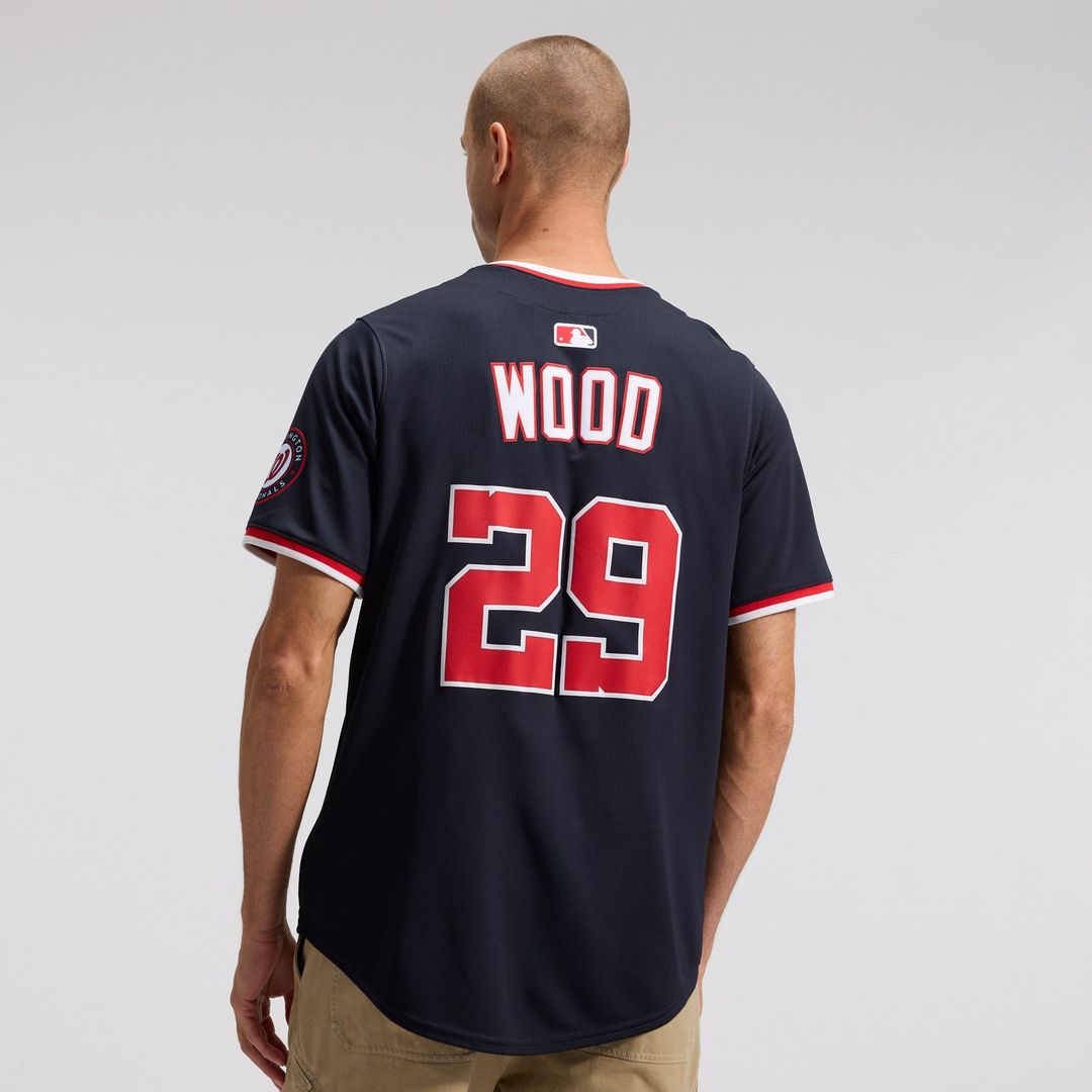 James Wood Washington Nationals Nike Alternate Limited Player Jersey - Navy | MLB Fan Gear